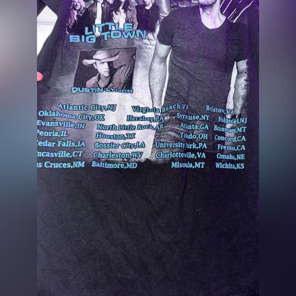 Luke Bryan Country Music Festival Concert T Shirt - Picture 5 of 5